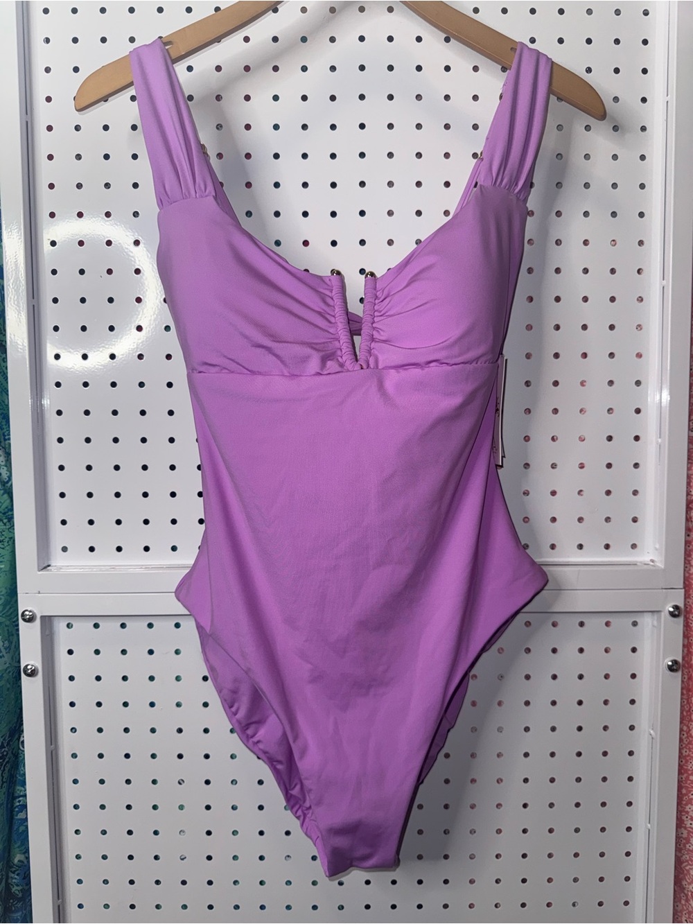 BECCA Lavender One-Piece Swimsuit